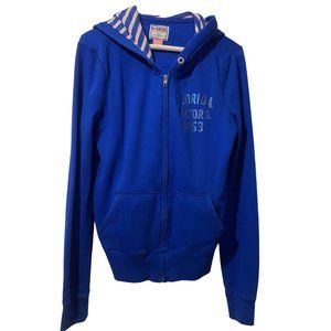 Pink Victoria's Secret Blue zipped lightweight hoodie Florida Gators sz M